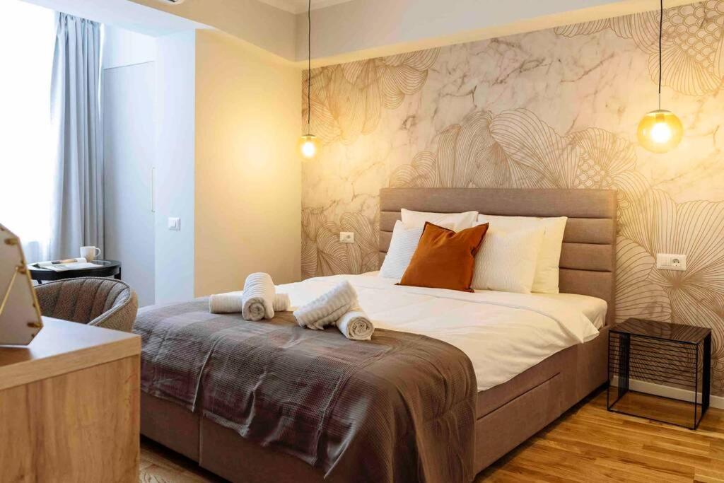 شقة Stunning Views 2Br Intercontinental Flat بوخارست المظهر الخارجي الصورة